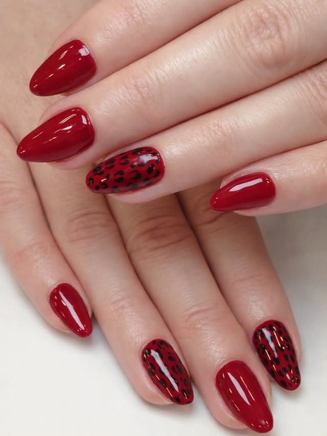 A moment for the red leopard print